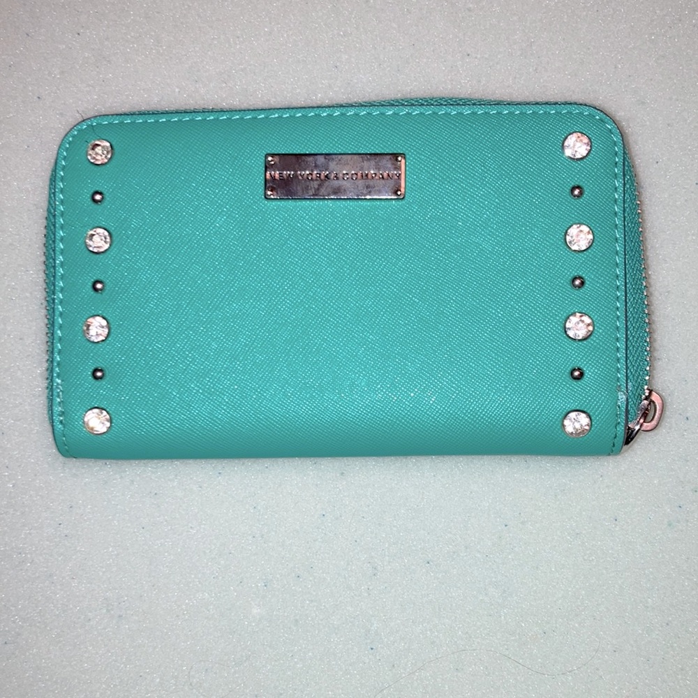 Cute Aquamarine blue designer wallet/clutch